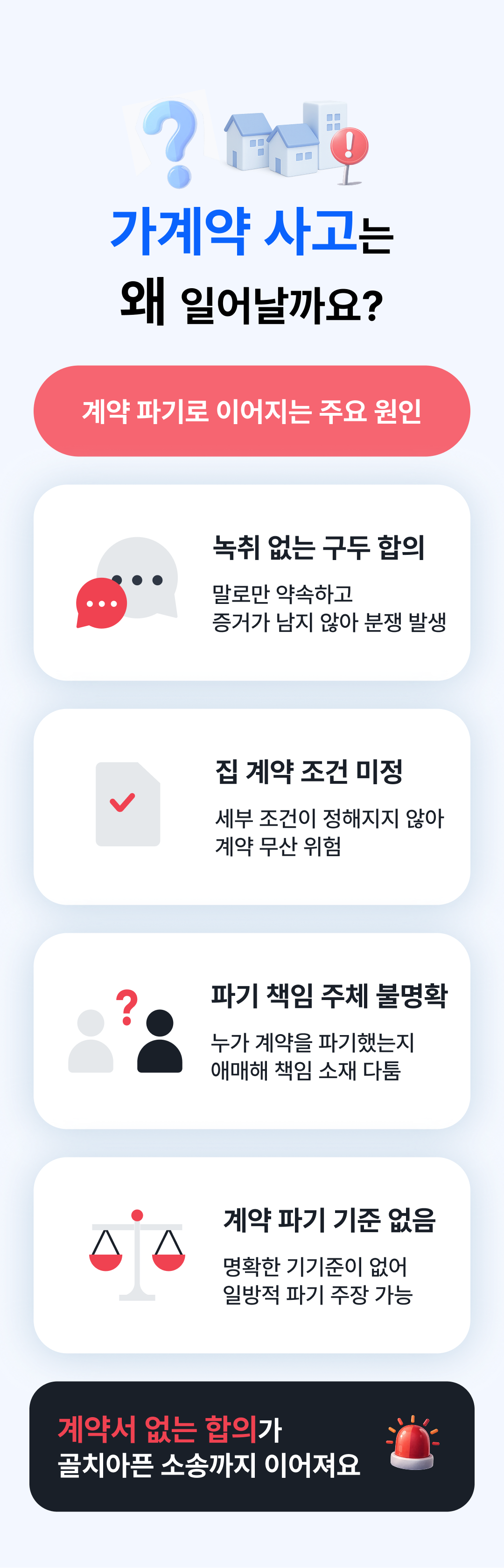 가계약 사고는 왜 일어날까요?